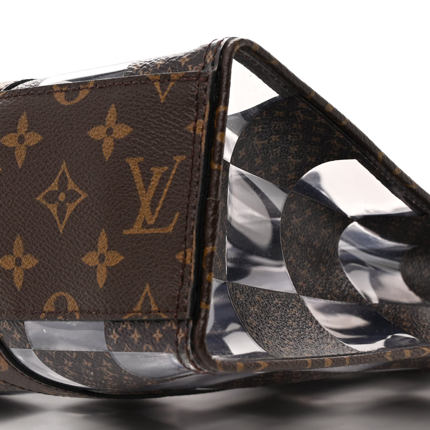 Louis Vuitton PVC Monogram Chess Sac Plat 9 of 11