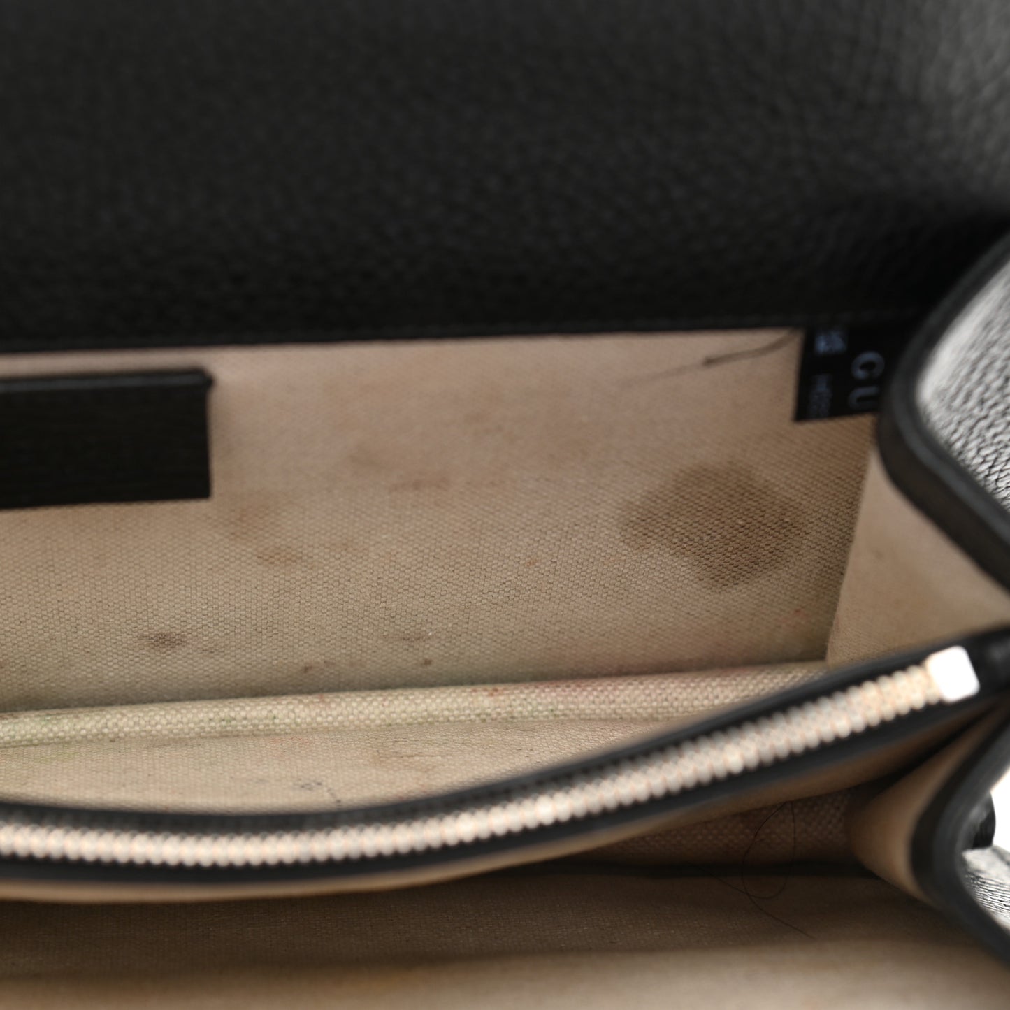 Pebbled Calfskin Small Dionysus Shoulder Bag Black