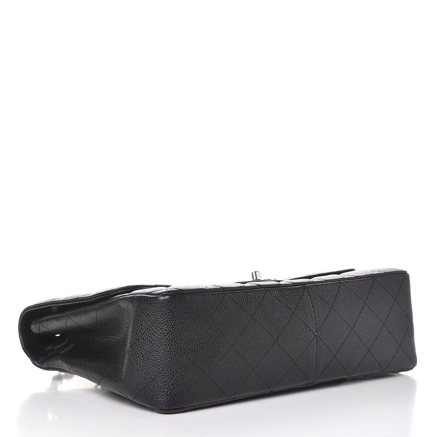 Caviar Quilted Jumbo Single Flap Black