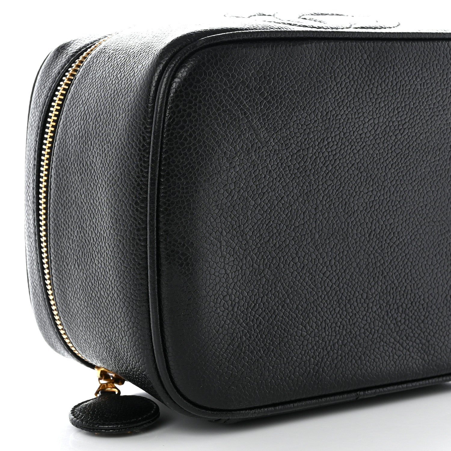 Chanel Caviar CC Vanity Cosmetic Case Black 10 of 11