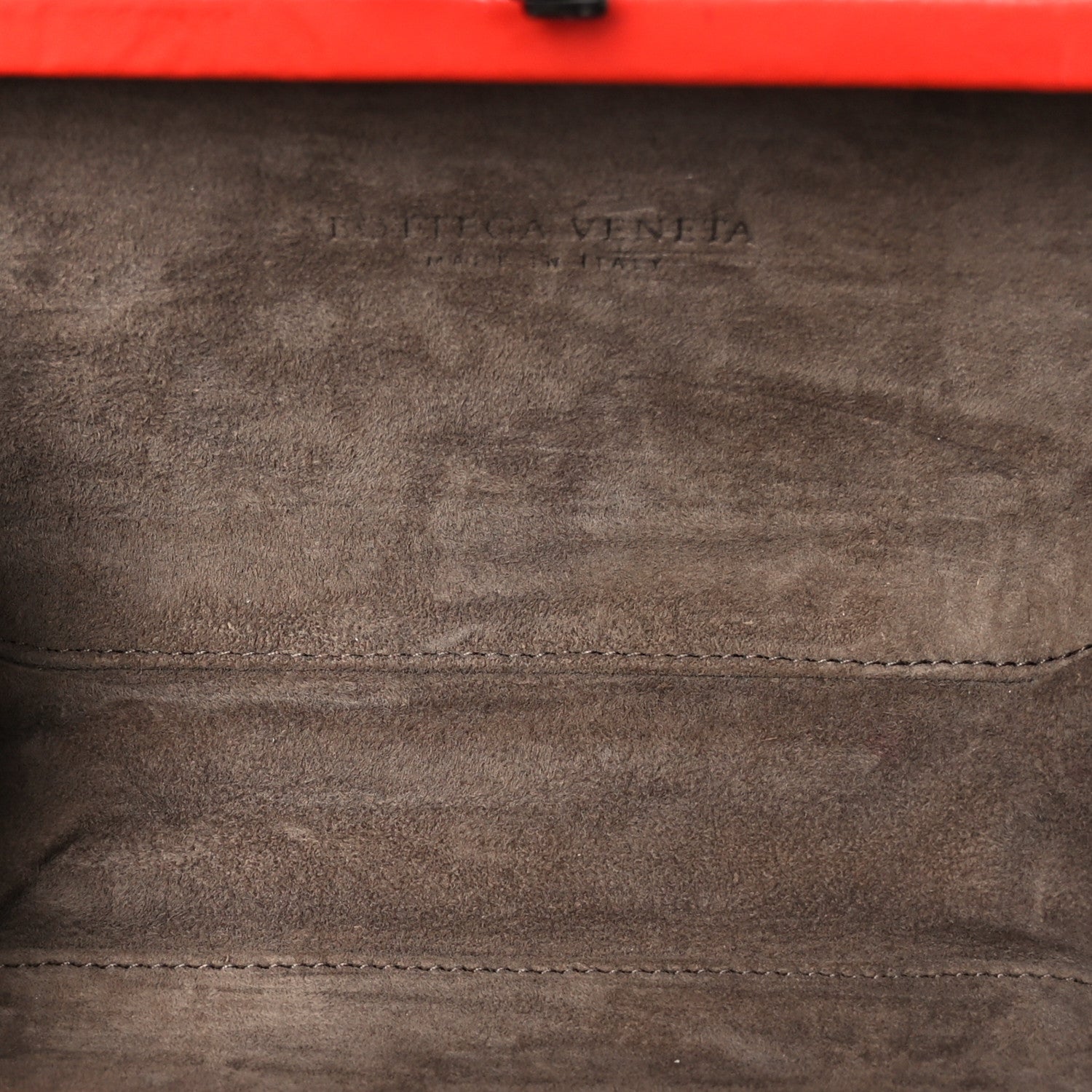 Bottega Veneta Nappa Intrecciato Knot Clutch Red 5 of 7