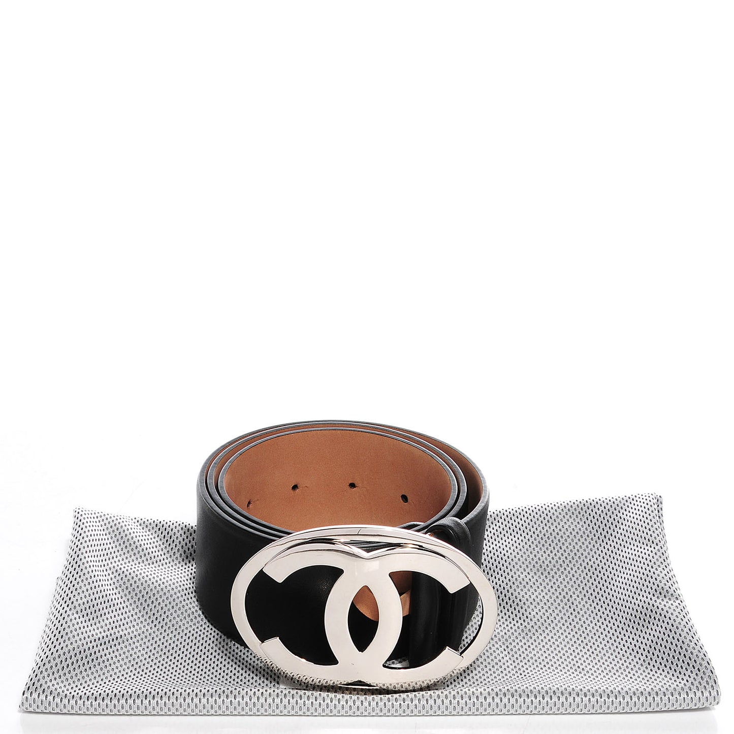 Leather CC Logo Belt 90 36 Black