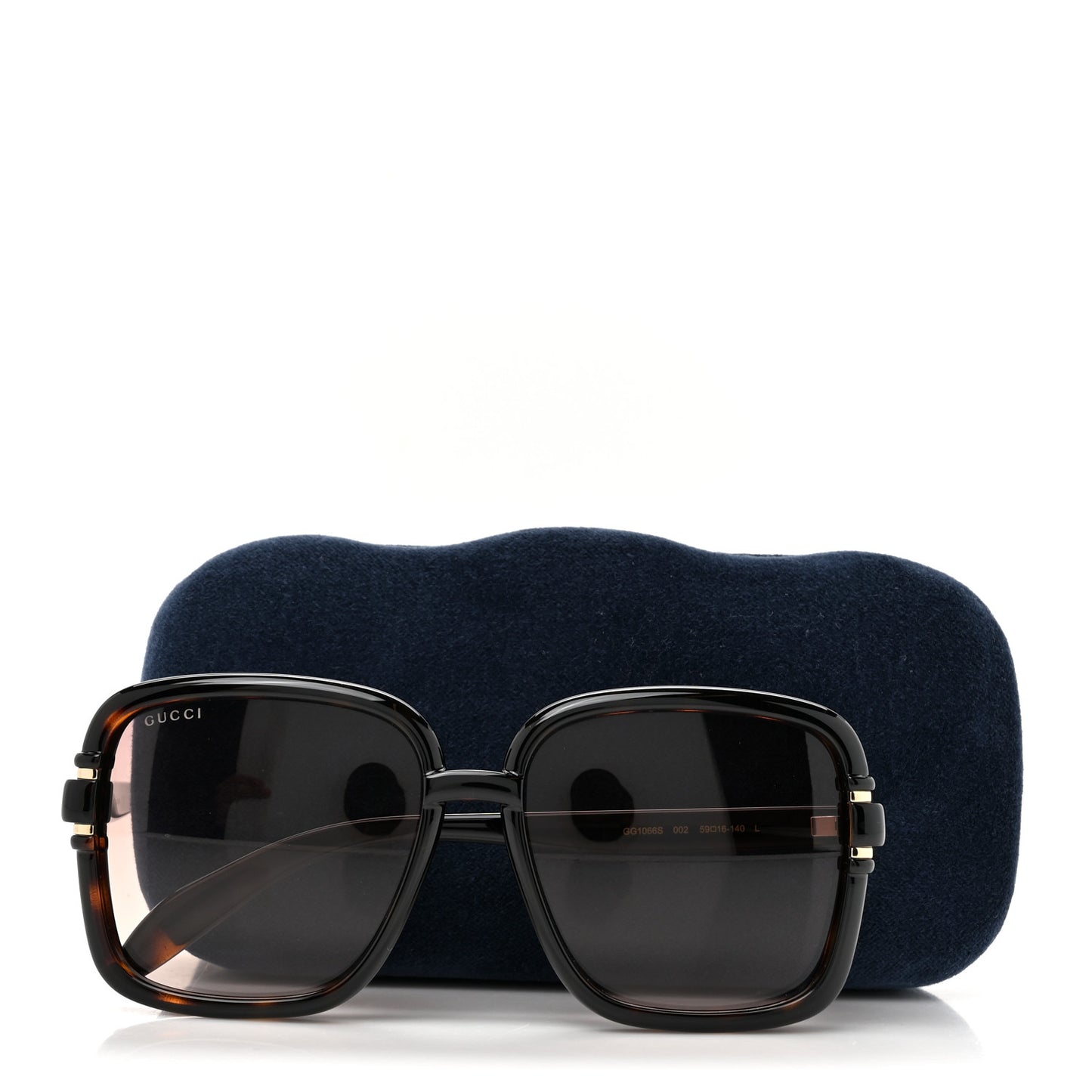 Acetate Interlocking G Square Sunglasses GG1066S Tortoise