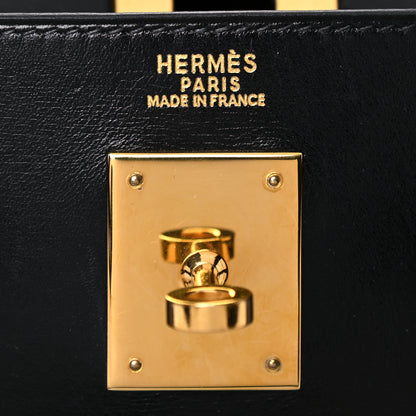 Hermes Box Kelly Retourne 32 Black 5 of 21