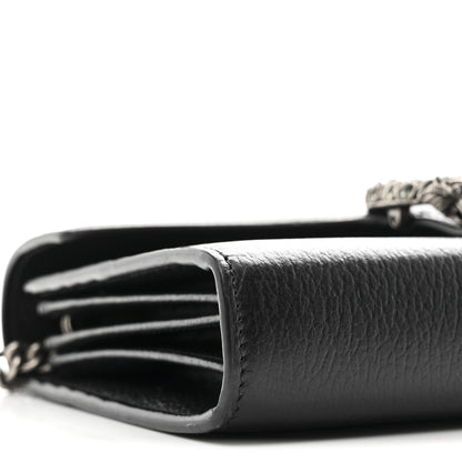 Gucci Calfskin Mini Dionysus Chain Wallet Black 11 of 12