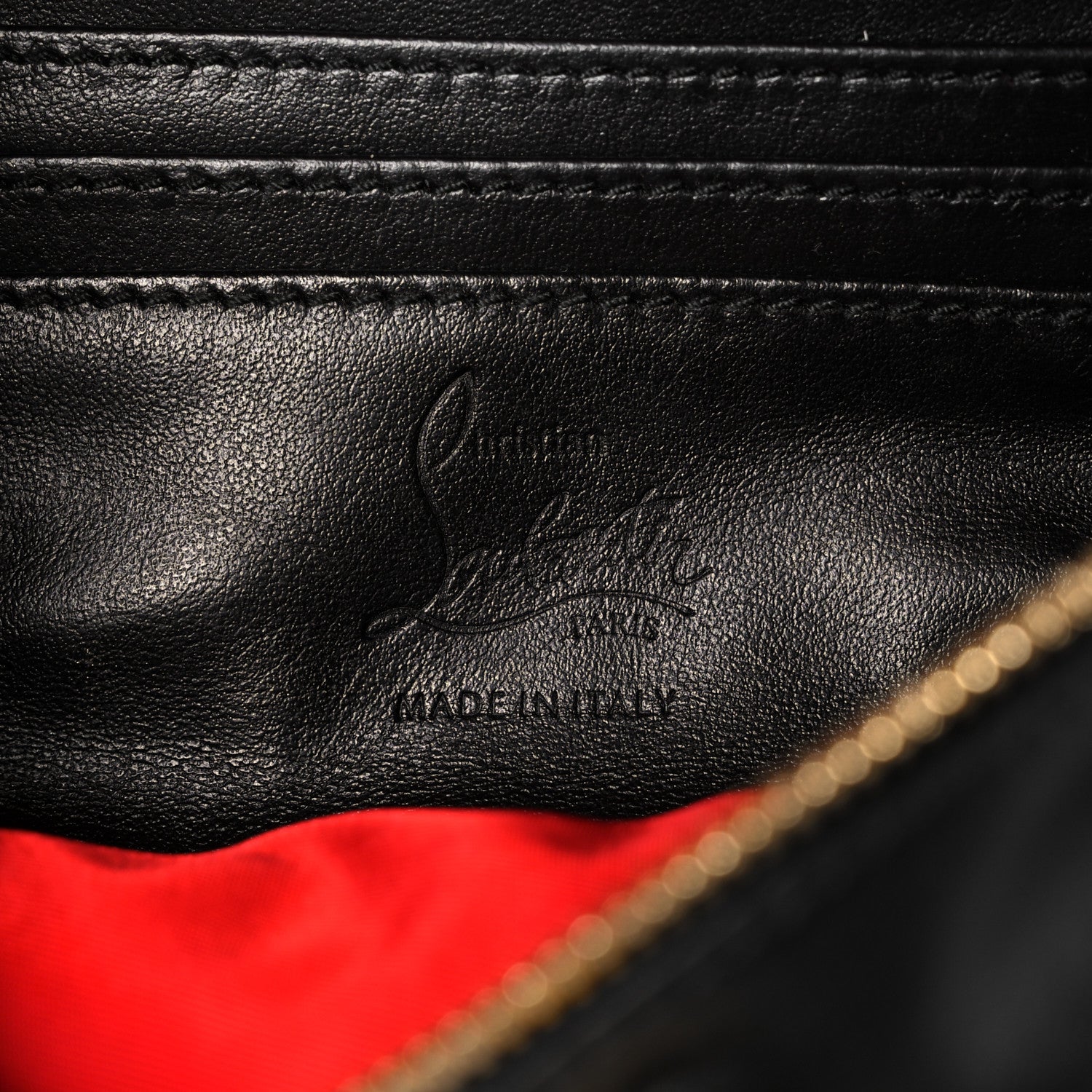 Christian Louboutin Calfskin Marie Jane Love Belt Bag Black Platine 6 of 8