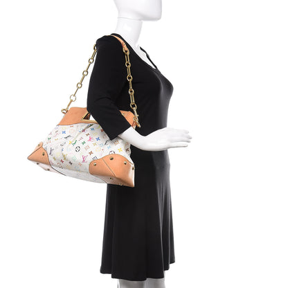 Louis Vuitton Monogram Multicolor Judy GM White 3 of 10
