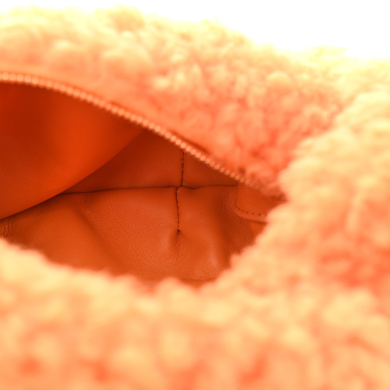 Bottega Veneta Shearling Mini Jodie Light Orange 5 of 9