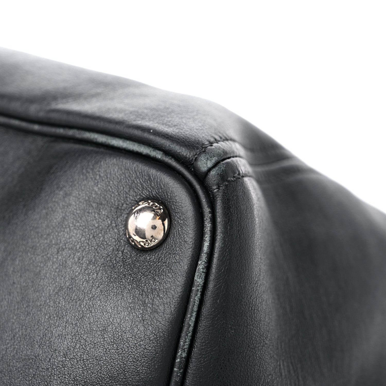 Prada Soft Calf Satchel Black 8 of 18
