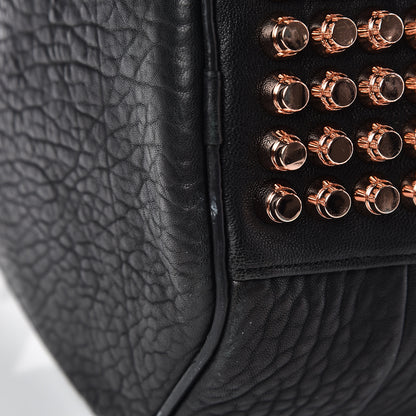 Alexander Wang Pebbled Lambskin Rocco Black Rose Gold Hardware 11 of 15