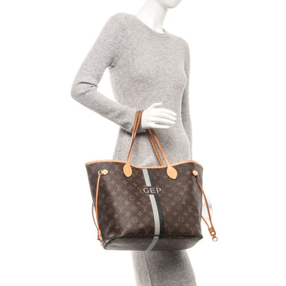 Louis Vuitton Monogram My LV Heritage Neverfull MM Black Gris 2 of 9