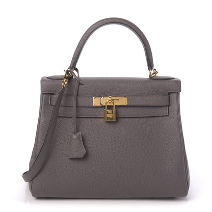 Hermes Togo Kelly Retourne 28 Etain 1 of 13