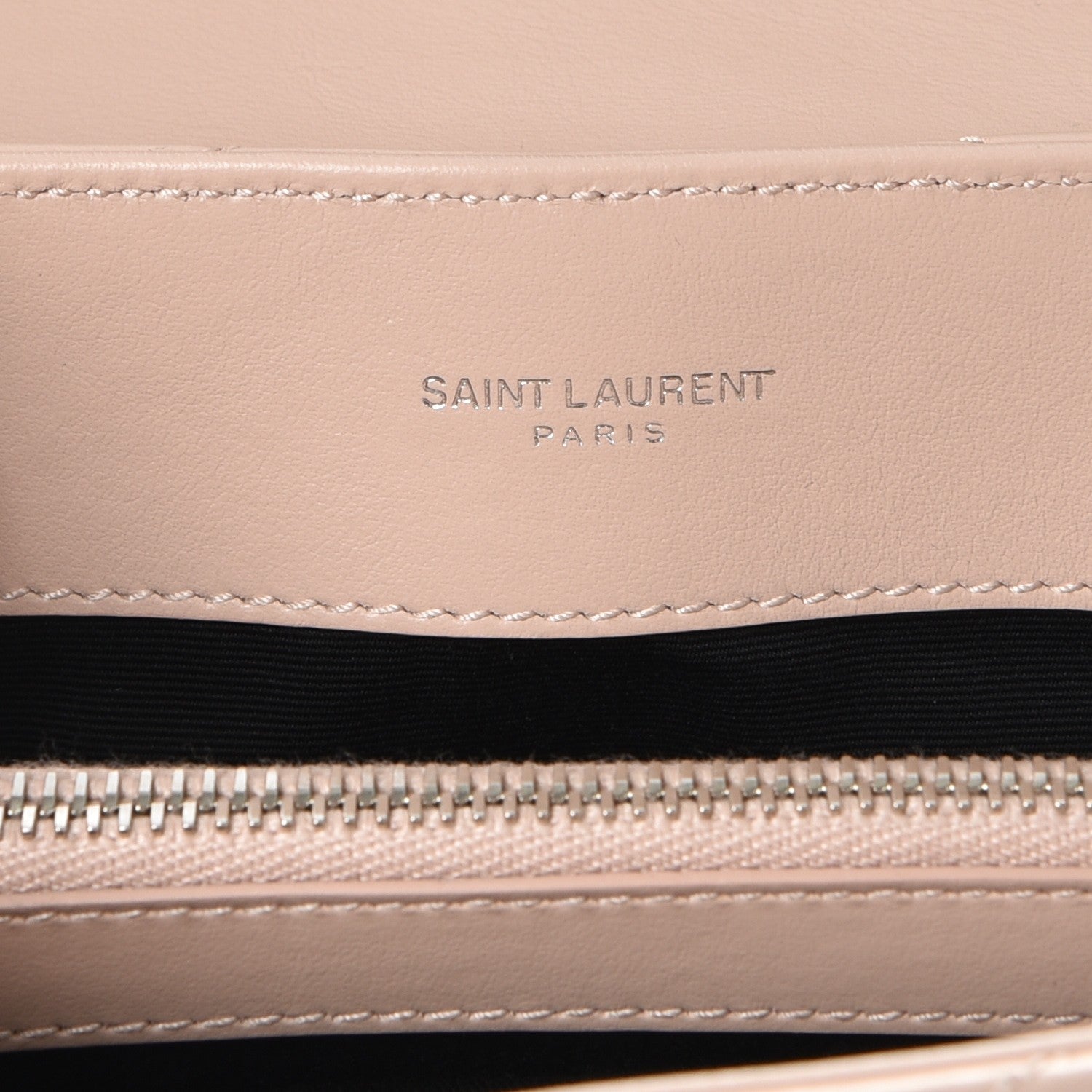 Saint Laurent Calfskin Y Quilted Monogram Small Loulou Chain Satchel Rose Antic 6 of 8