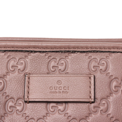 Gucci Guccissima Medium Zippered Shopping Tote Rose Beige 10 of 11