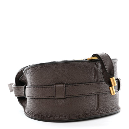 Chloe Grained Calfskin Small Marcie Saddle Bag Bold Brown 4 of 10