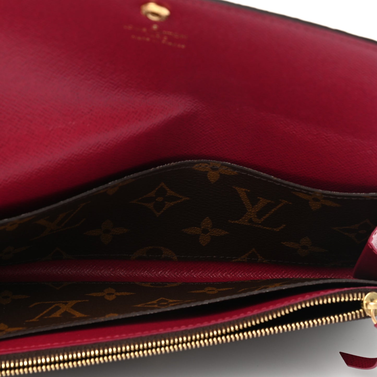 Monogram Emilie Wallet Fuchsia