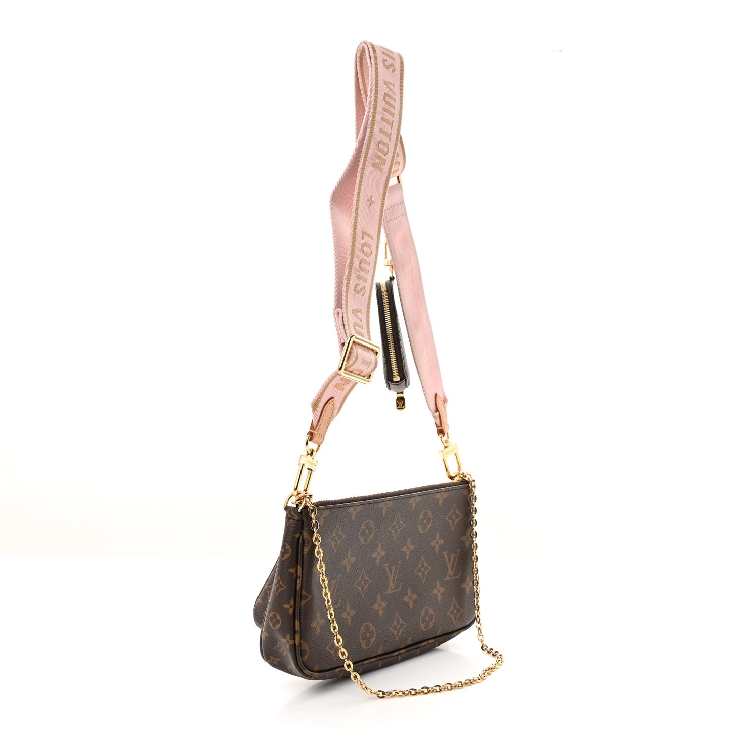 Monogram Multi Pochette Accessories Rose Clair