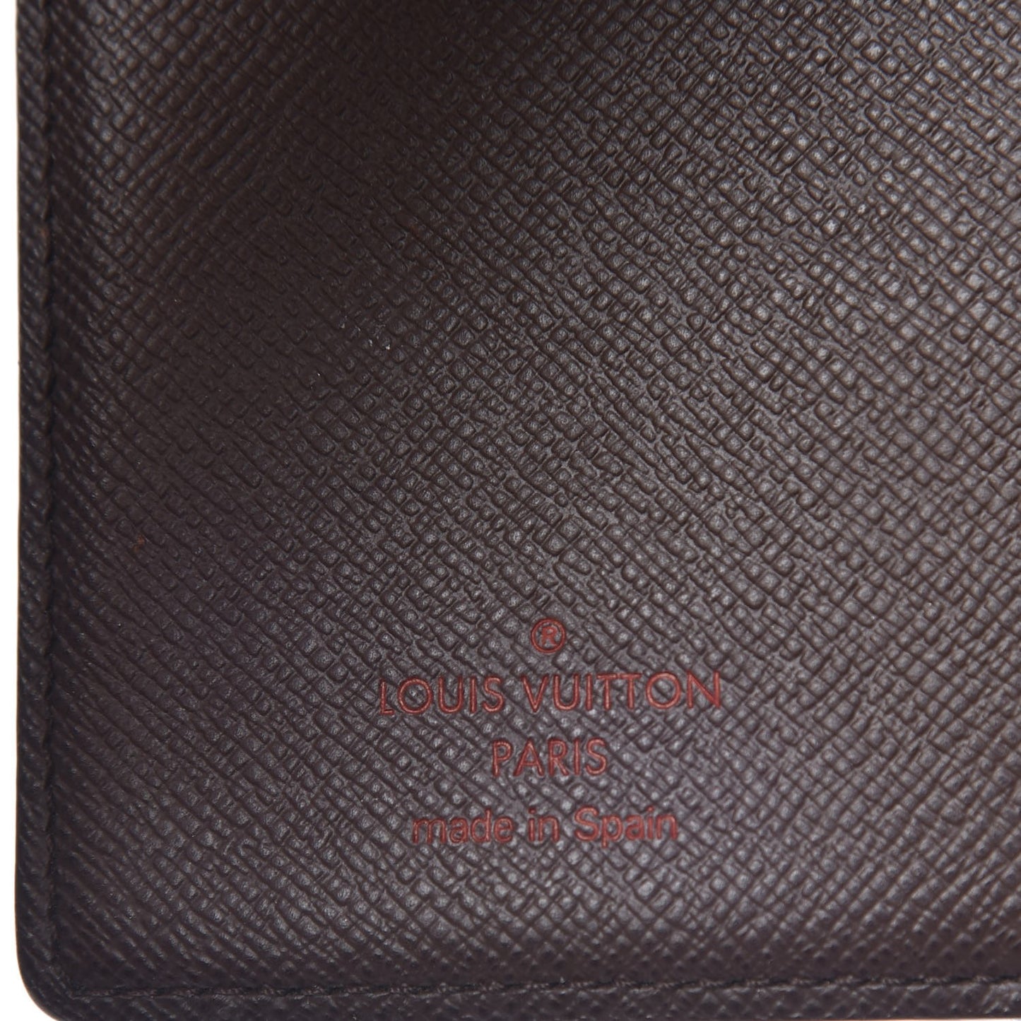Damier Ebene Small Ring Agenda Cover