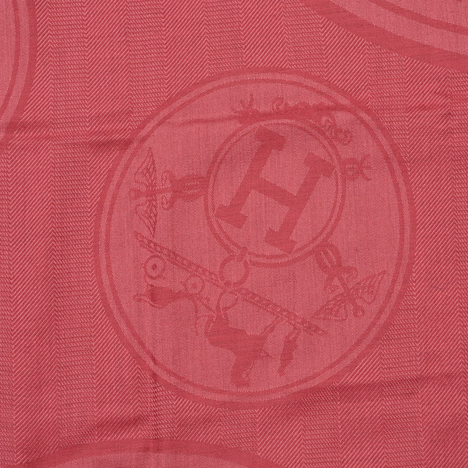 Hermes Cashmere Silk New Libris Stole Rose Gloss 3 of 3