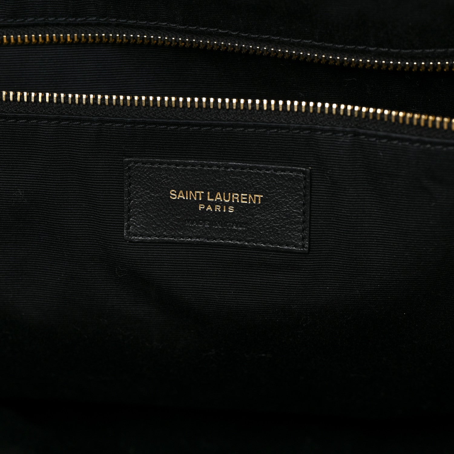 Saint Laurent Lambskin Quilted Maxi Icare Shopping Tote Black 7 of 10