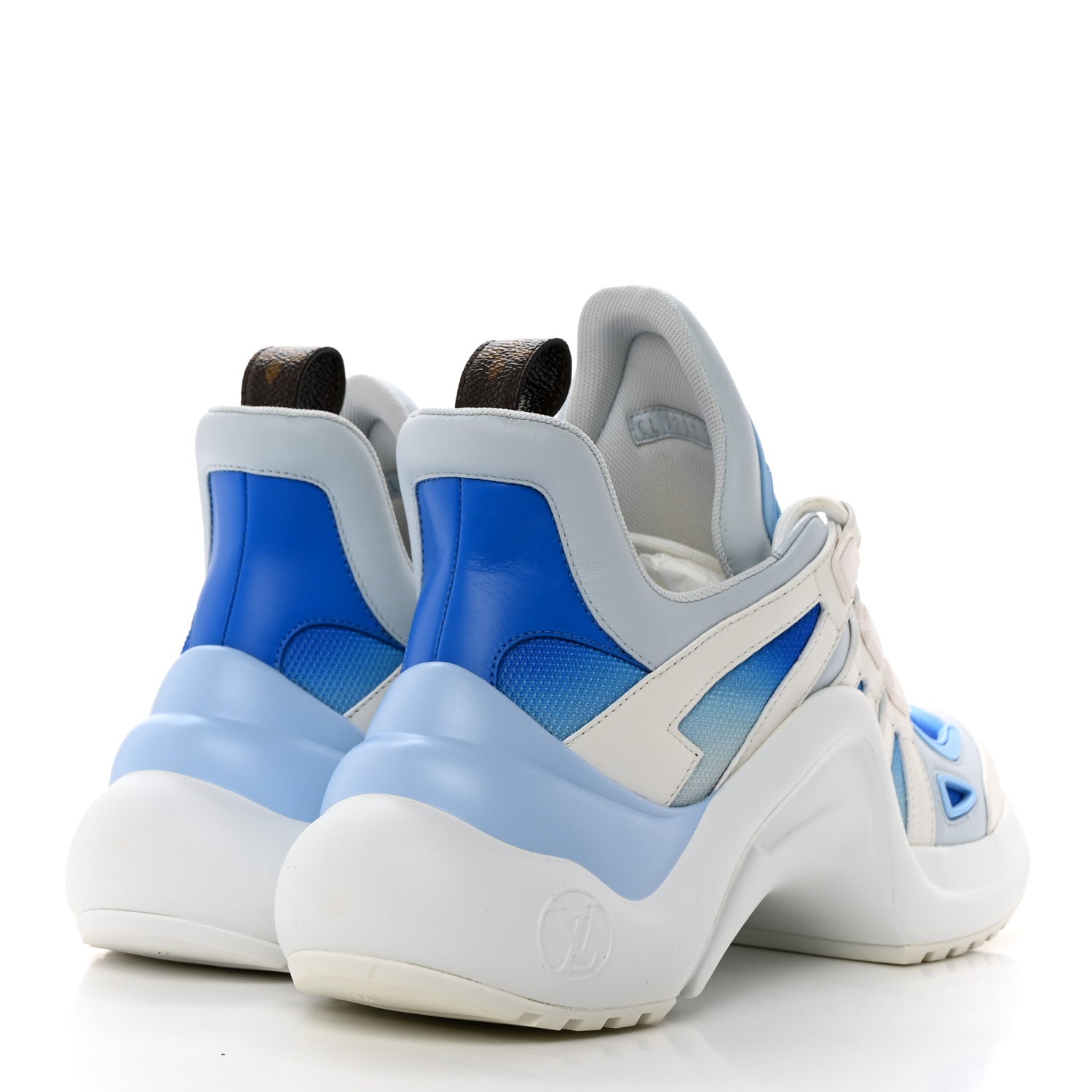 Louis Vuitton Calfskin LV Archlight Gradient Sneakers 39.5 Light Blue 4 of 9