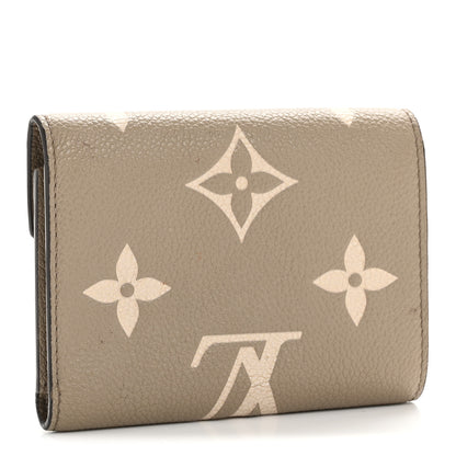 Louis Vuitton Empreinte Monogram Giant Victorine Wallet Tourterelle Creme 3 of 10