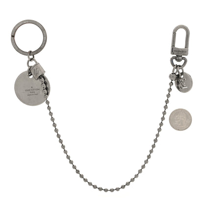 Louis Vuitton Calfskin Monogram Eclipse ID Pocket Key Chain Bag Charm and Key Holder 2 of 3