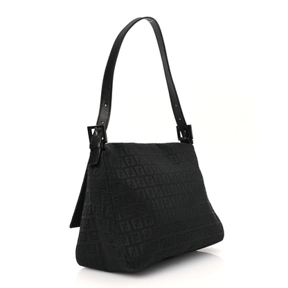 Fendi Zucchino Mama Baguette Black 5 of 23