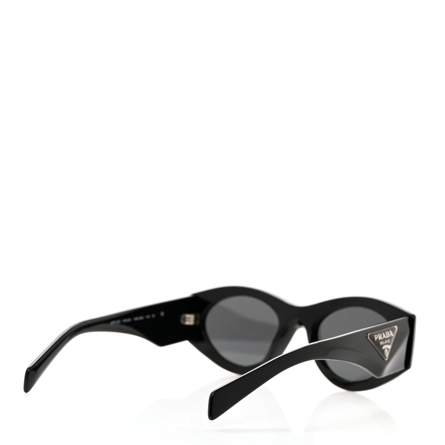Acetate Oval Symbole Sunglasses SPR 20Z Black