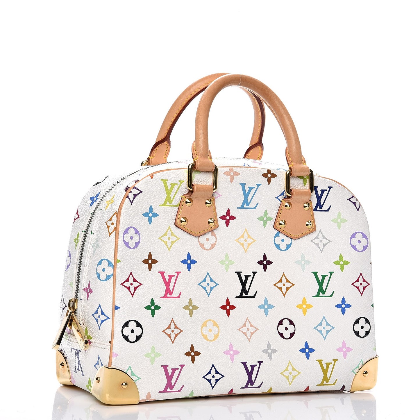 Monogram Multicolor Trouville White