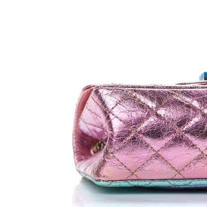 Chanel Metallic Goatskin Quilted Mini 2.55 Reissue Flap Multicolor 8 of 9