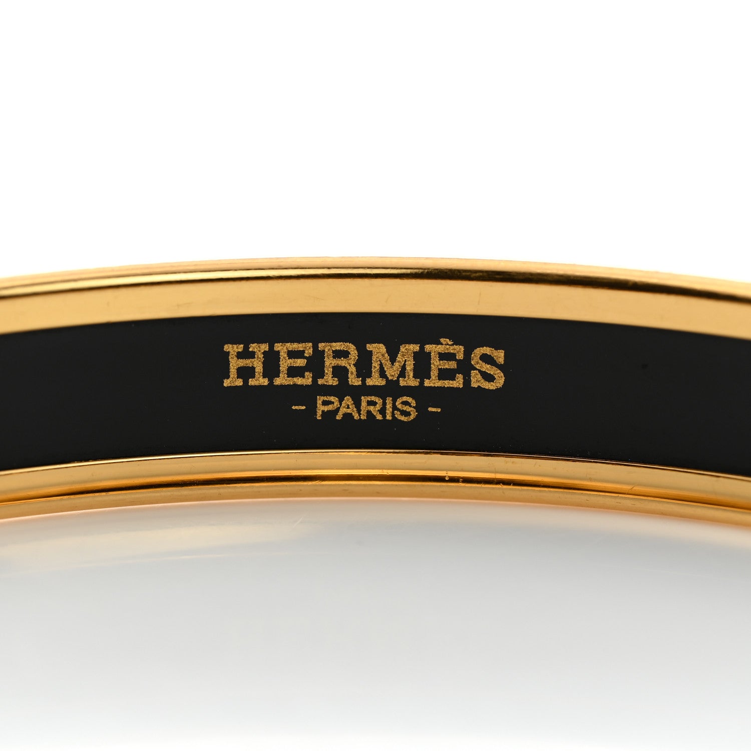 Hermes Enamel Printed Narrow Brazil Bracelet 70 4 of 5