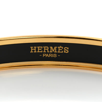 Hermes Enamel Printed Narrow Brazil Bracelet 70 4 of 5
