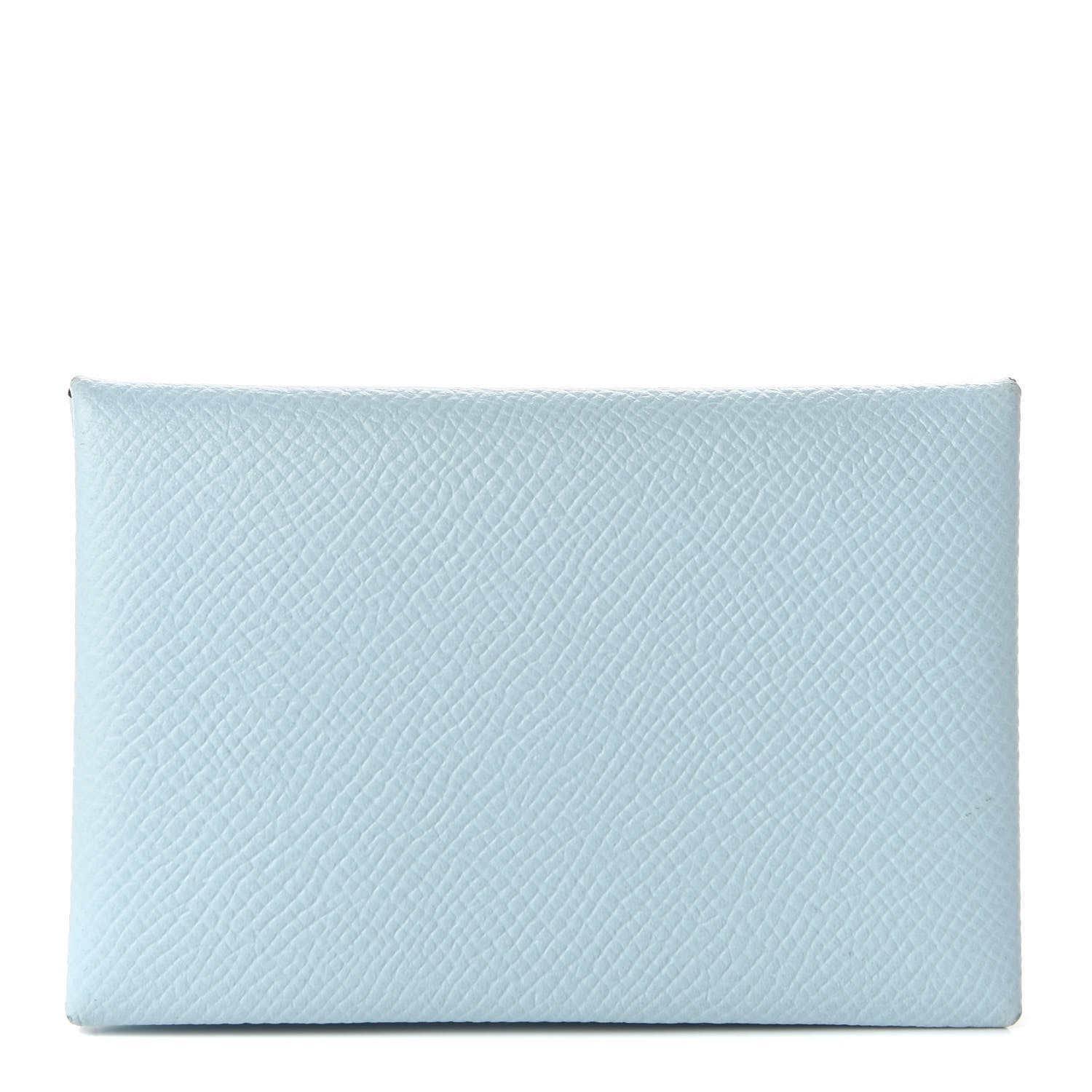 Hermes Epsom Calvi Card Case Bleu Zephyr 1 of 7