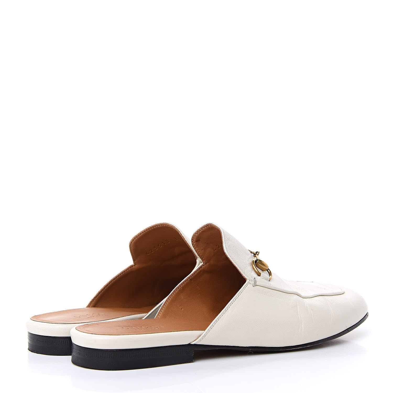 Gucci Malaga Kid Womens Princetown Slippers 39 Mystic White 4 of 12