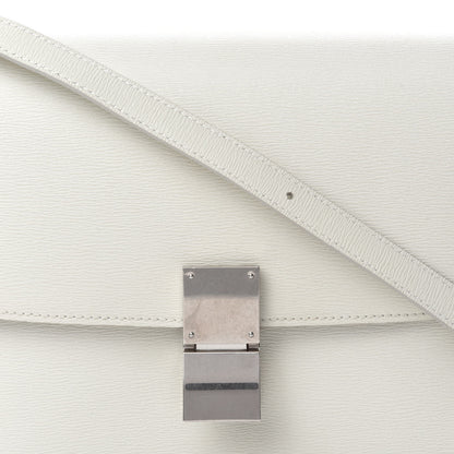 Celine Liege Calfskin Medium Classic Box Flap Bag White 10 of 10