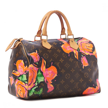 Louis Vuitton Monogram Roses Speedy 30 3 of 9