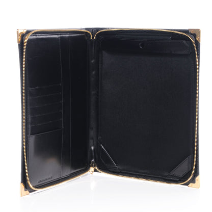 Alexander Wang Calfskin Crocodile Embossed Leather Prisma iPad Case Black 5 of 7