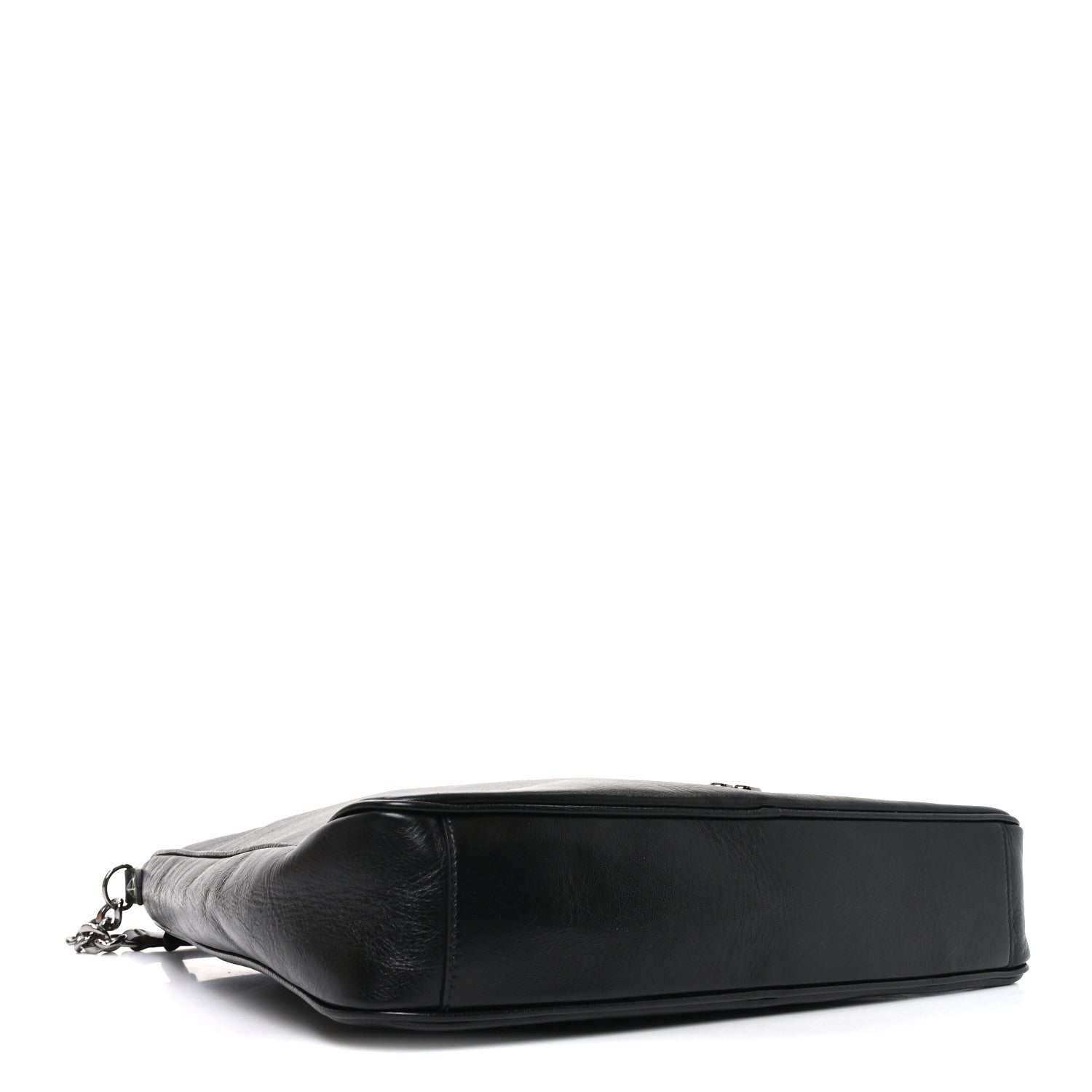 Jimmy Choo Lambskin Large JC Soft Hobo Bag Black 4 of 9