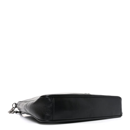 Jimmy Choo Lambskin Large JC Soft Hobo Bag Black 4 of 9