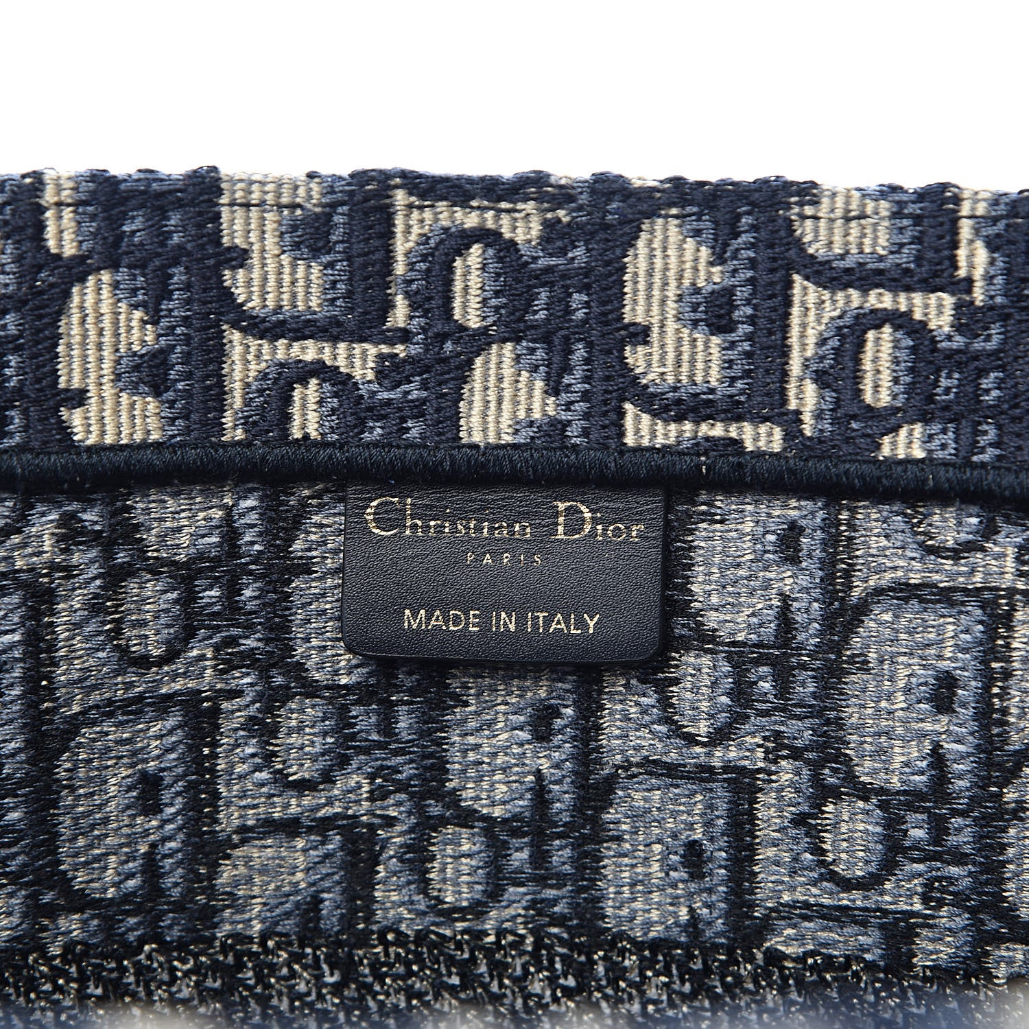 Christian Dior Oblique Medium Book Tote Blue Multicolor 6 of 10
