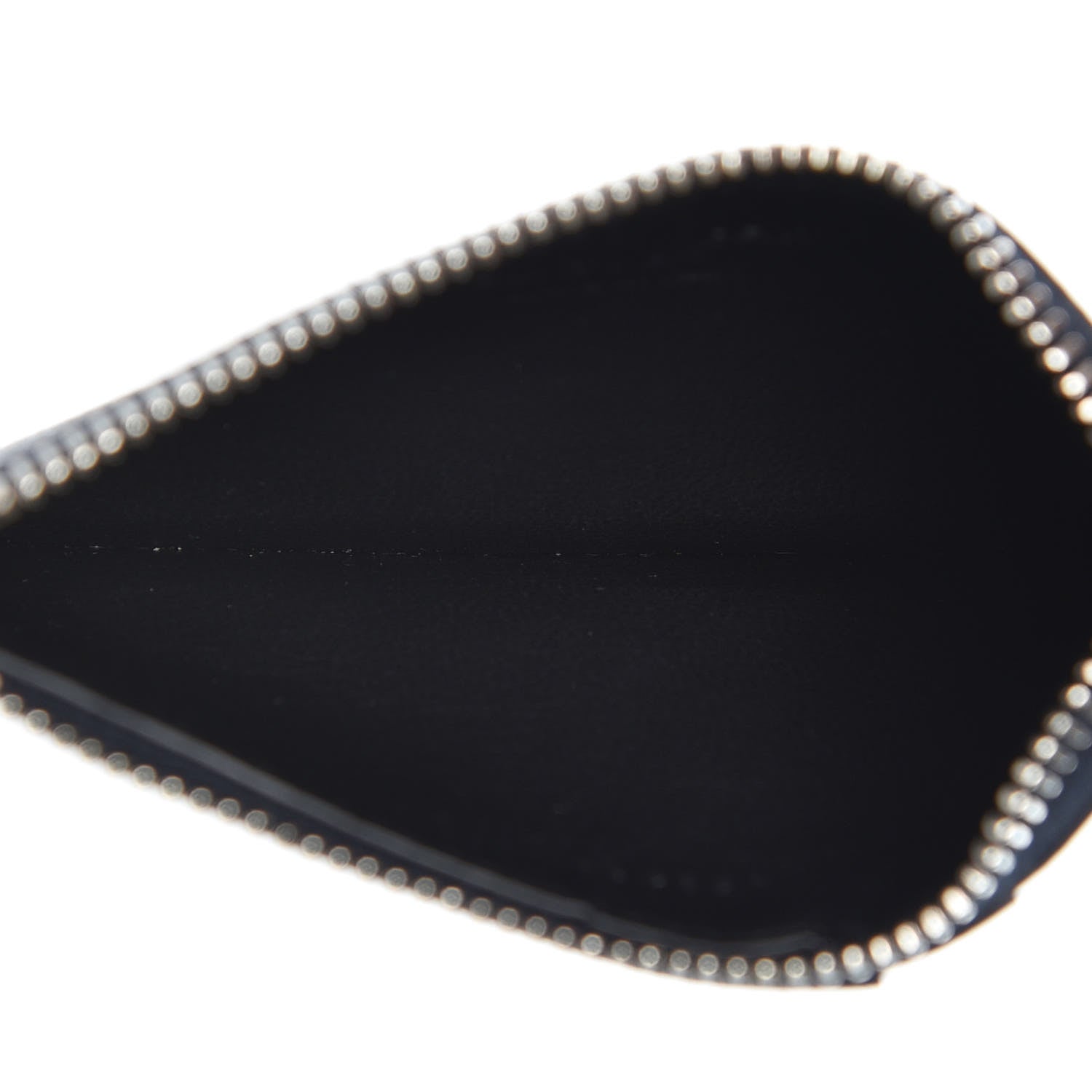 Saint Laurent Grained Calfskin 5 Fragments Zip Pouch Card Holder Deep Marine 7 of 8