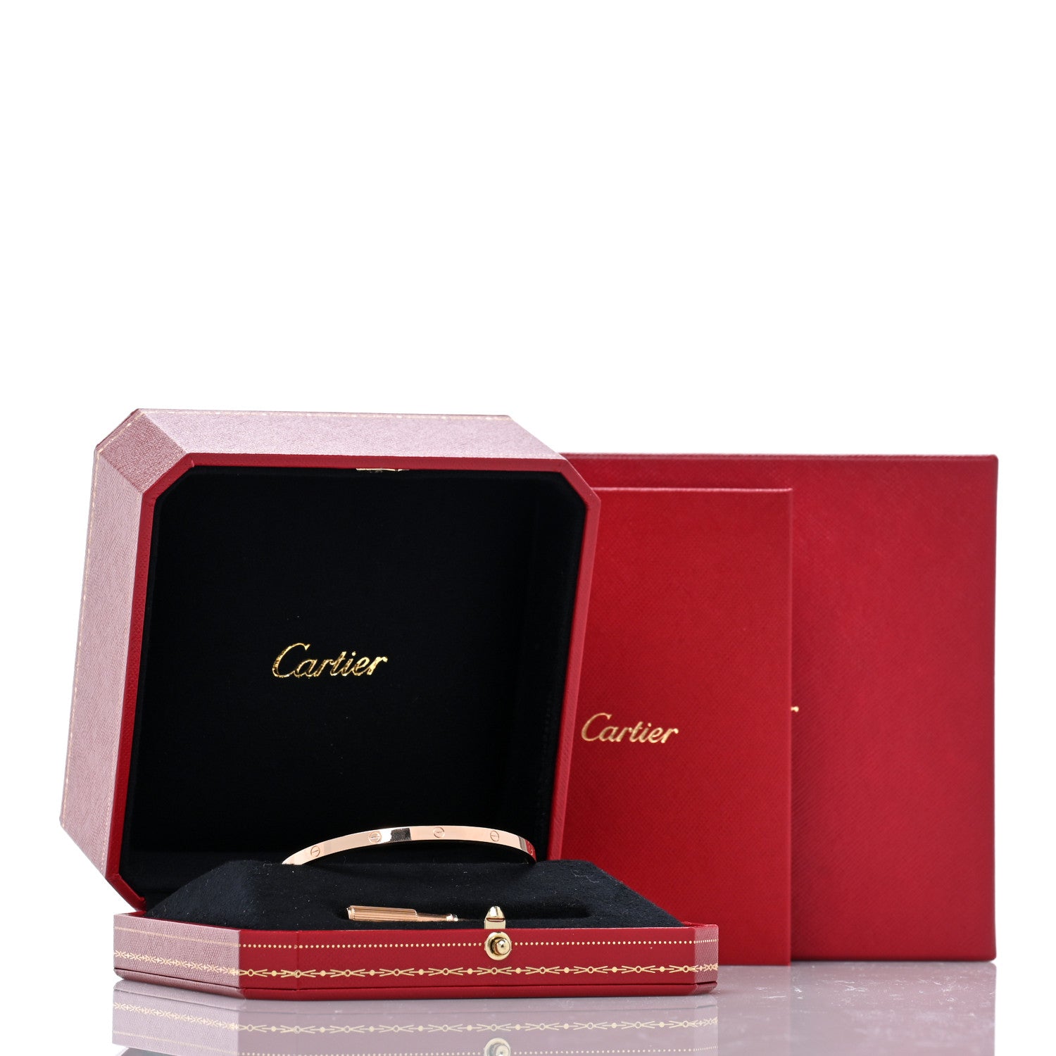 Cartier 18K Pink Gold Small LOVE Bracelet 18 7 of 7