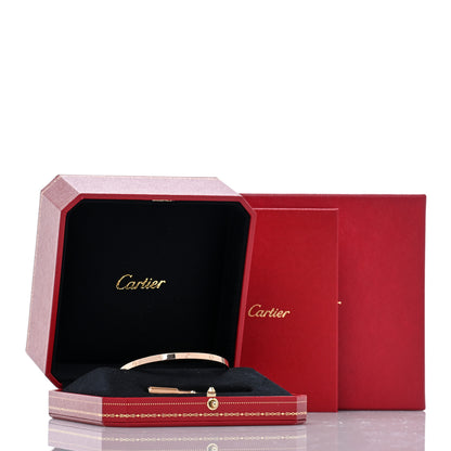 Cartier 18K Pink Gold Small LOVE Bracelet 18 7 of 7