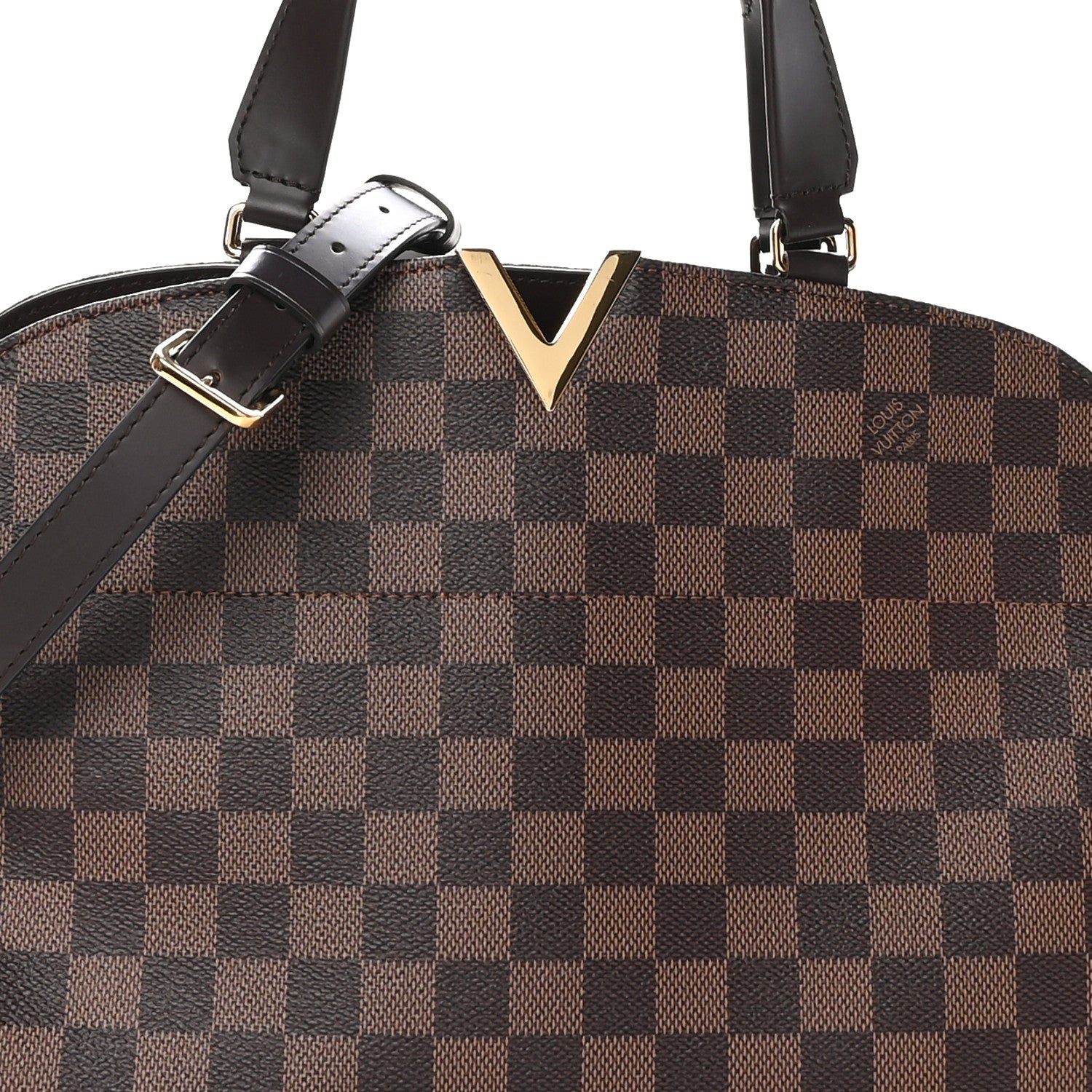 Louis Vuitton Damier Ebene Kensington Bowling Bag 7 of 9