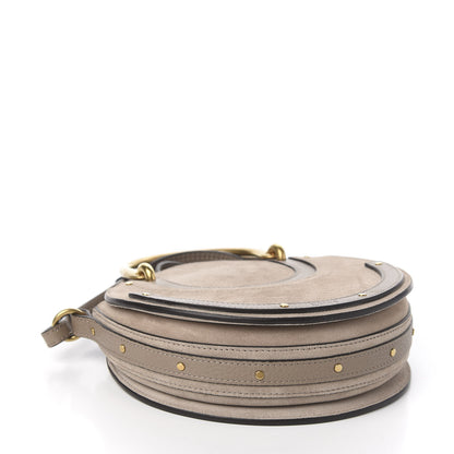 Chloe Calfskin Suede Small Pixie Bag Motty Grey 3 of 8
