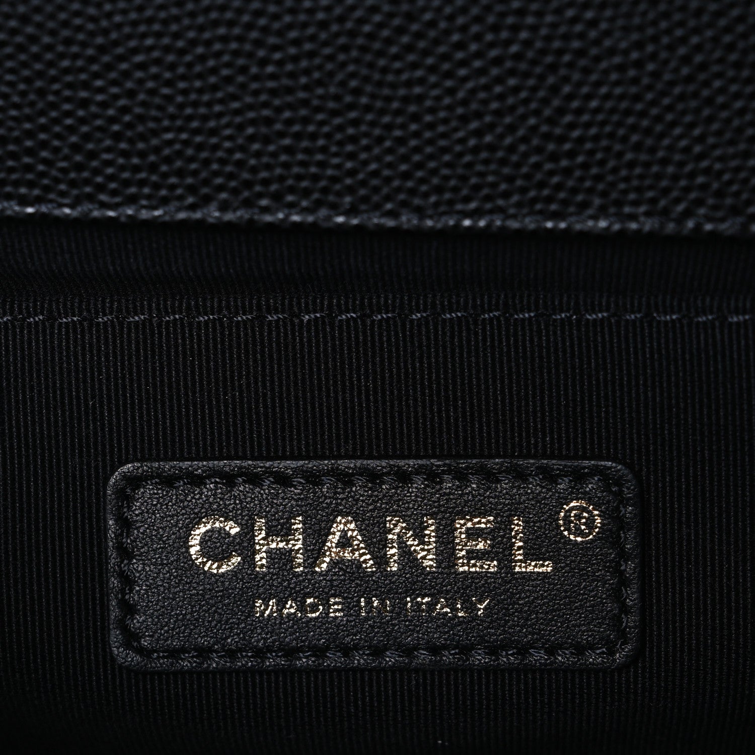 Chanel Caviar Quilted Medium Boy Flap Black 6 of 10