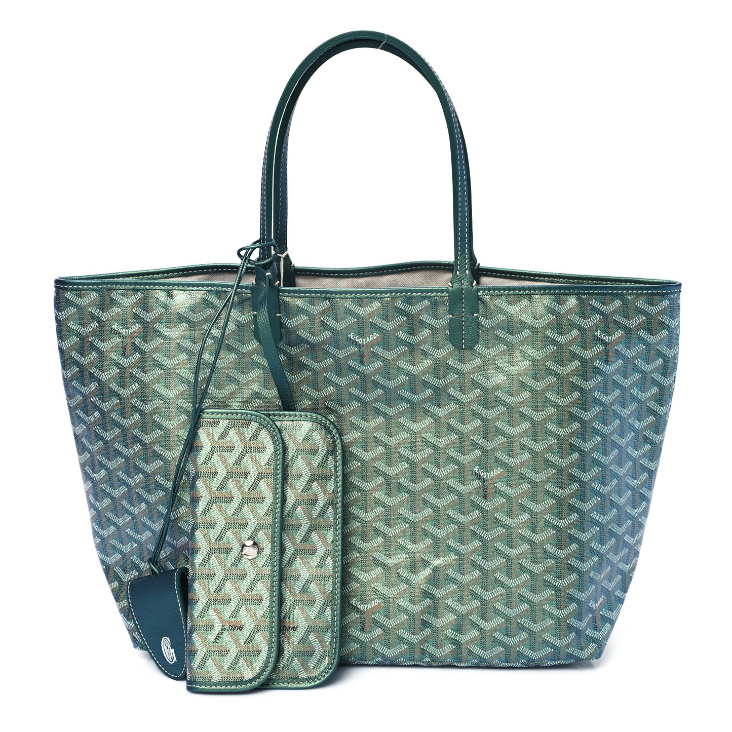 Iridescent Goyardine Saint Louis PM Pearly Green