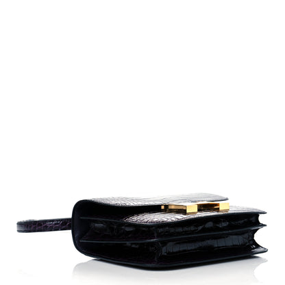 Hermes Shiny Constance 18 Aubergine 4 of 11