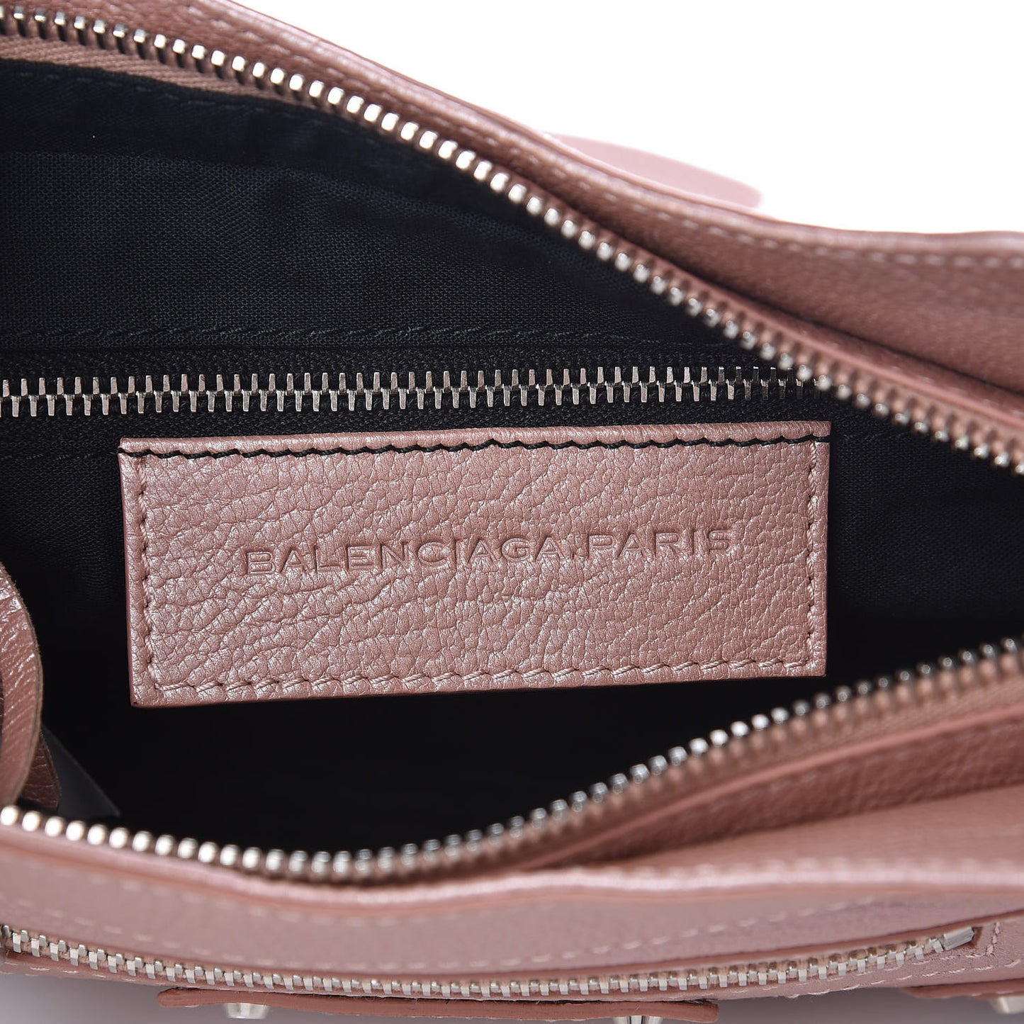 Chevre Classic Silver Hardware Hip Rose